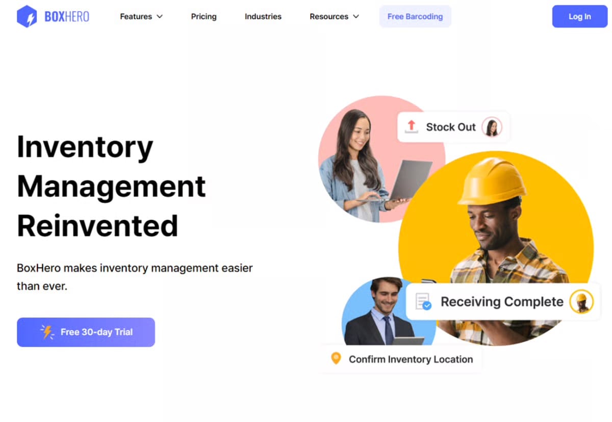 BoxHero es reconocido como uno de los mejores software de gestión de inventario por un directorio líder en soluciones empresariales