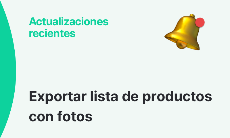 Exportar lista de productos con fotos