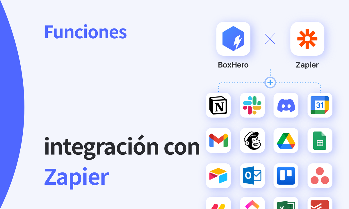 Automatiza las notificaciones de inventario de BoxHero con Zapier, de Slack a Gmail