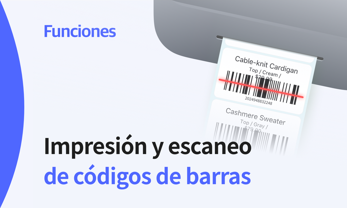 Códigos de barras para pequeñas empresas: escaneo e impresión con BoxHero