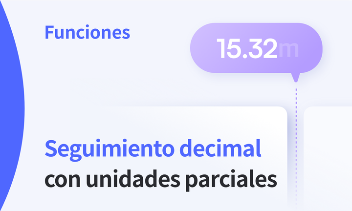 Destacado de función de BoxHero: seguimiento con decimales