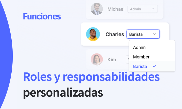Destacado de funciones de BoxHero: Roles de miembros